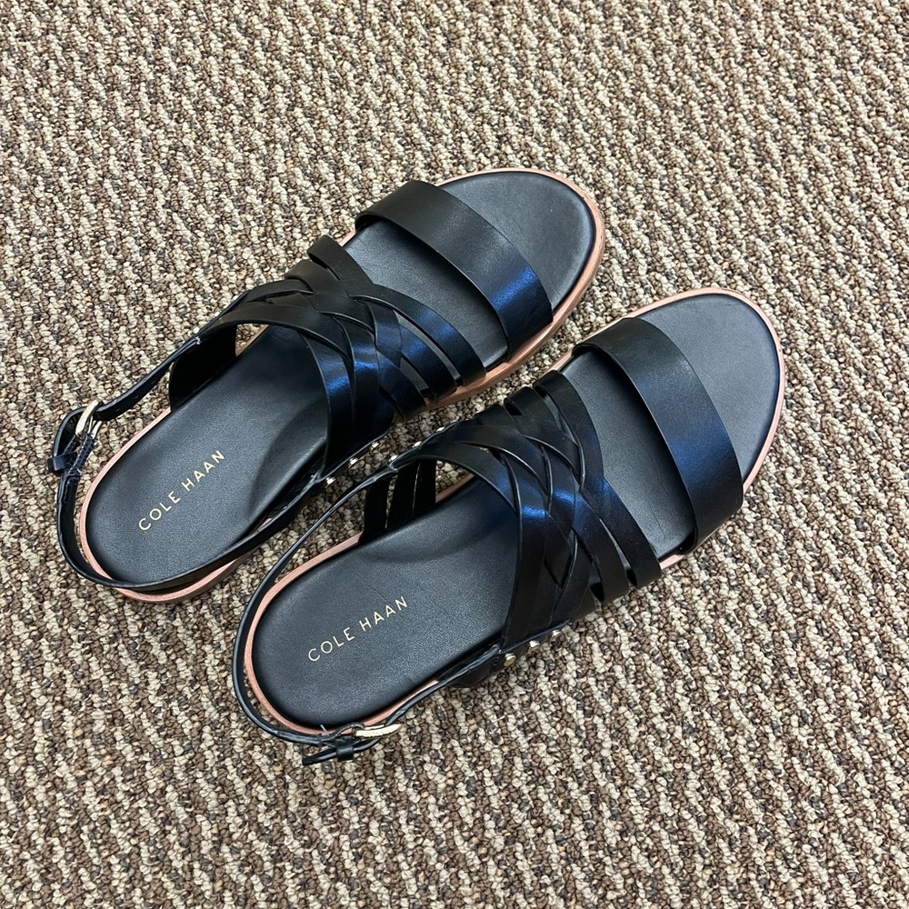 Cole Haan black sandals